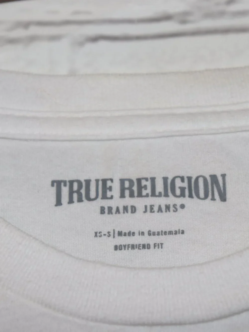 🤍✨ True Religion Boyfriend Fit Buddha Tee · XS–S